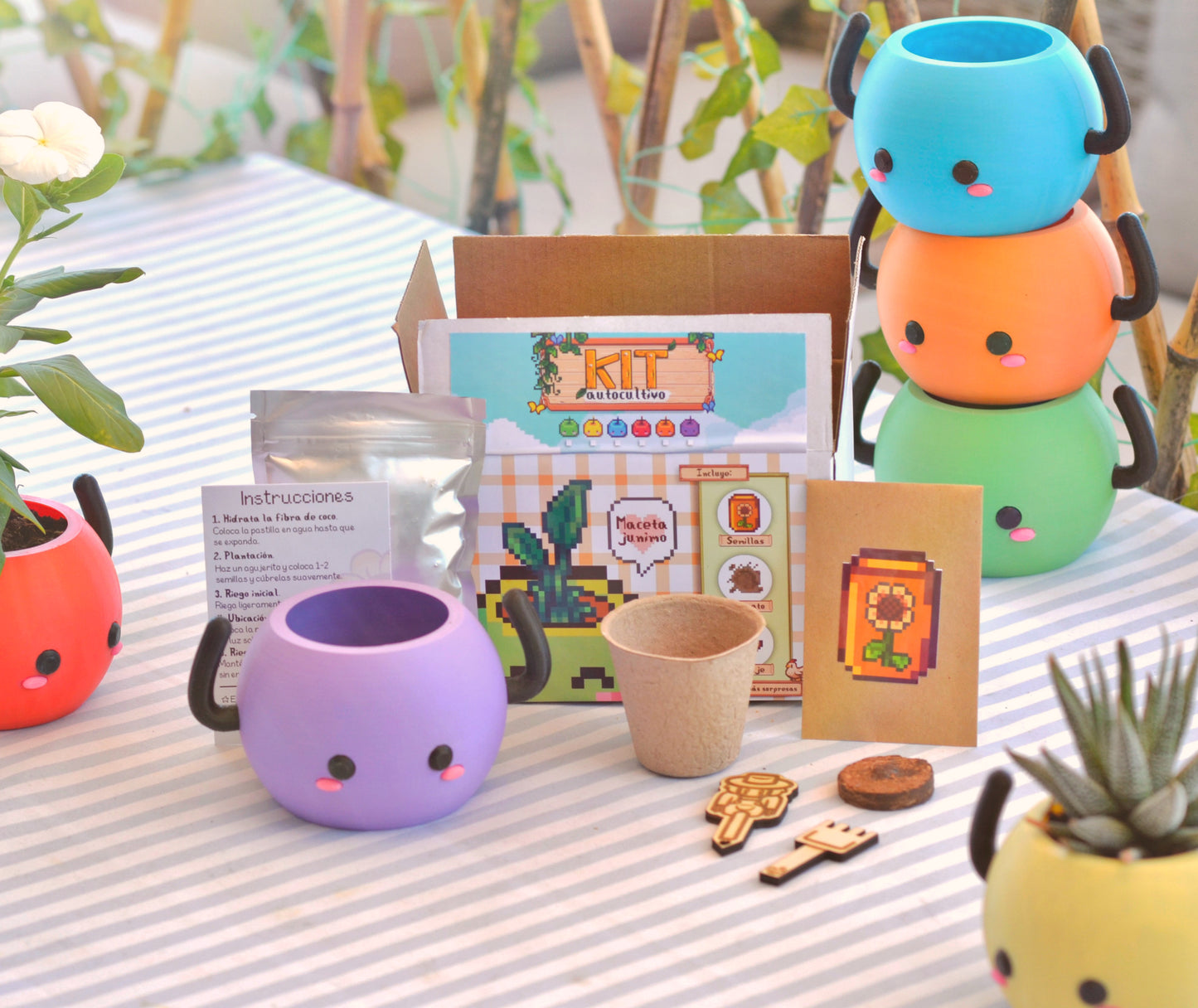 PRE-ORDER KIT AUTOCULTIVO + MACETA JUNIMO STARDEW VALLEY